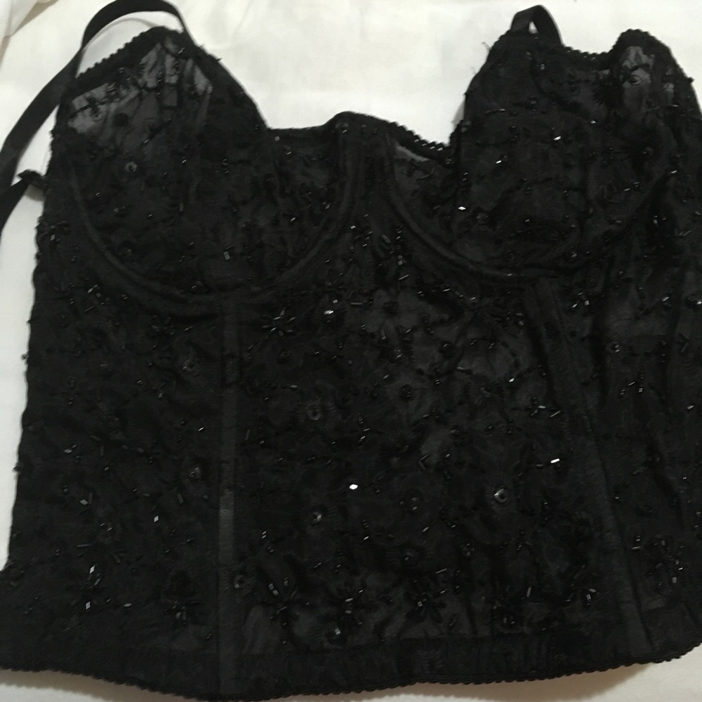 Beaded bustier